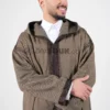 Djellaba brown khrrat handmade