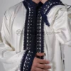 White jabador 2 pcs kamis & trousers