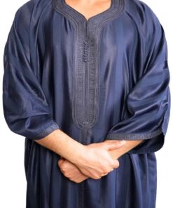 Moroccan Gandoura, Jubbah Djellaba Kaftan Eid Ramadan Kandura Kamees Men Moroccan Style