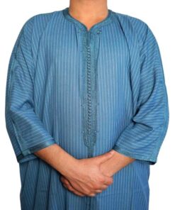 Alternative view of Moroccan Gandoura, Jubbah Djellaba Kaftan Eid Kandura Kamees Men Moroccan Style