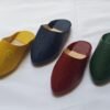 Kids Moroccan Belgha Slippers – Handmade Soft Leather Babouche, Traditional Slip-On Shoes for boys
