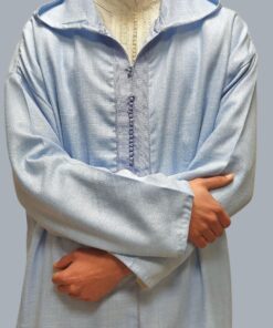 Moroccan Wool Djellaba: Hooded Winter Thobe