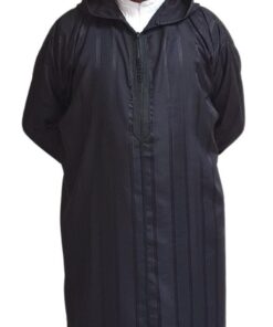 Moroccan Wool Djellaba: Hooded Thobe Winter Coat