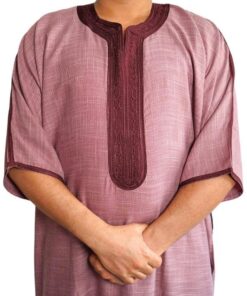 Alternative view of Moroccan Gandoura, Jubbah Djellaba Kaftan Eid Ramadan Kandura Kamees Men Moroccan Style