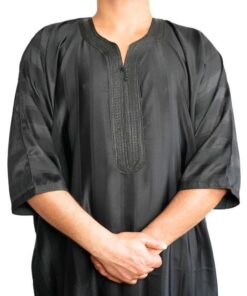 Alternative view of Moroccan Gandoura, Jubbah Djellaba Kaftan Eid Ramadan Kandura Kamees Men Moroccan Style