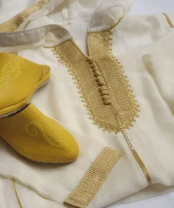 Kids' Moroccan Thobe: Sosdi Djellaba with Hood