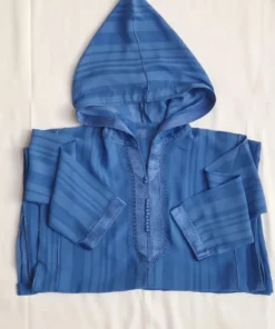 Alternative view of Kids' Moroccan Thobe: Sosdi Djellaba with Hood