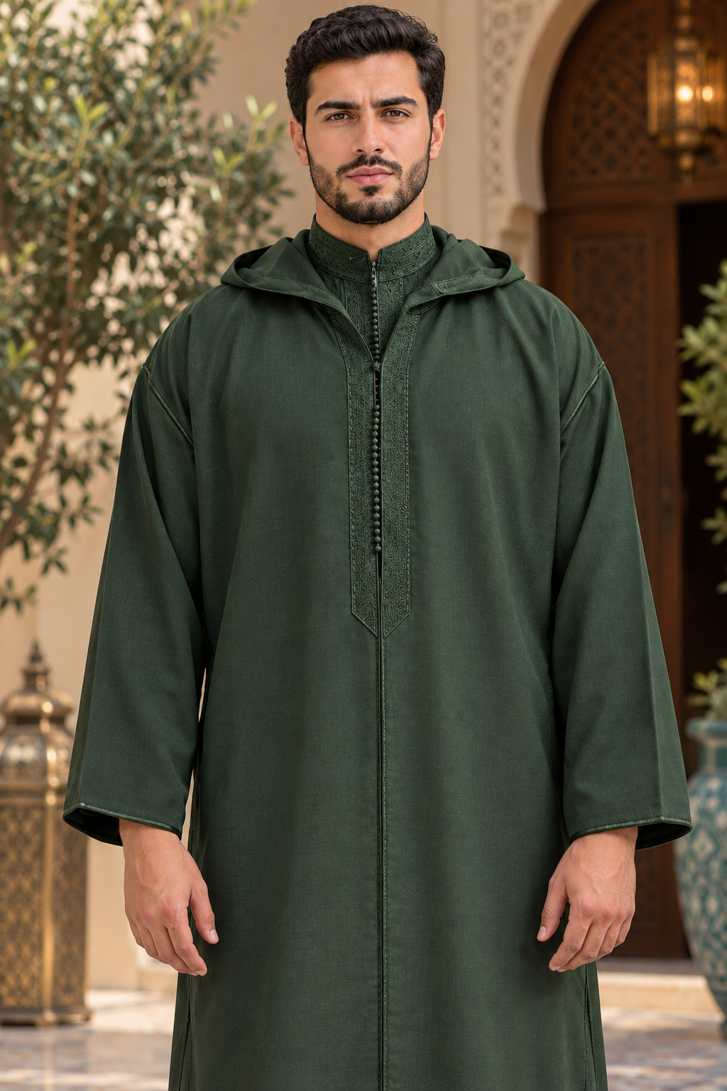 Moroccan Djellaba Hooded Thobe