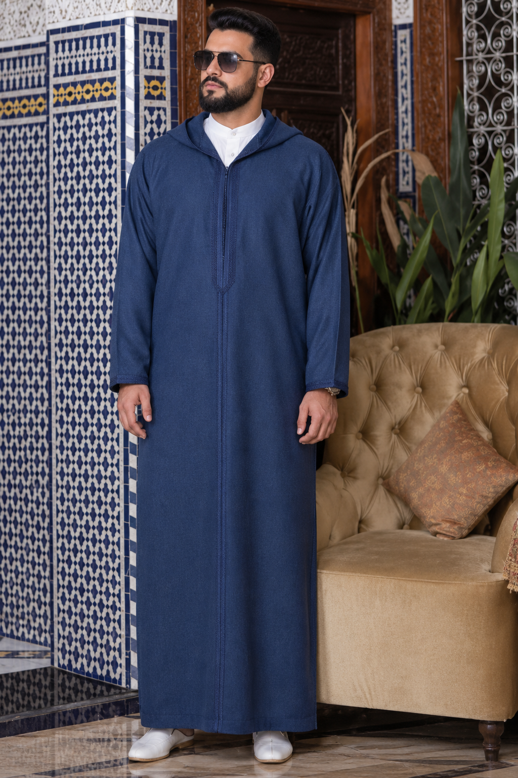 Moroccan Djellaba Hooded Thobe