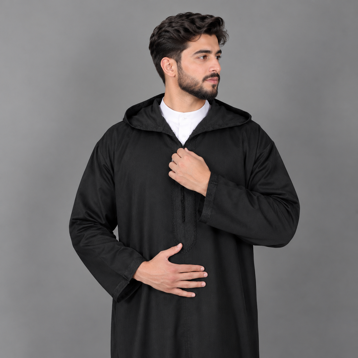 Moroccan Djellaba Hooded Thobe