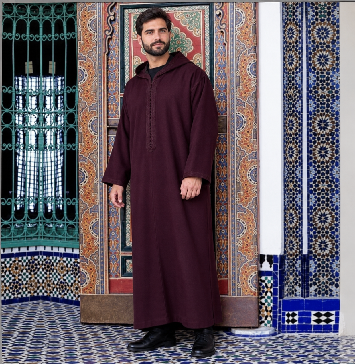 Moroccan Djellaba Hooded Thobe