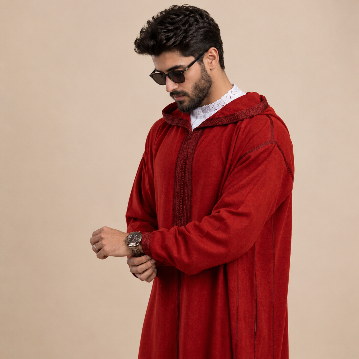 Moroccan Djellaba Hooded Thobe