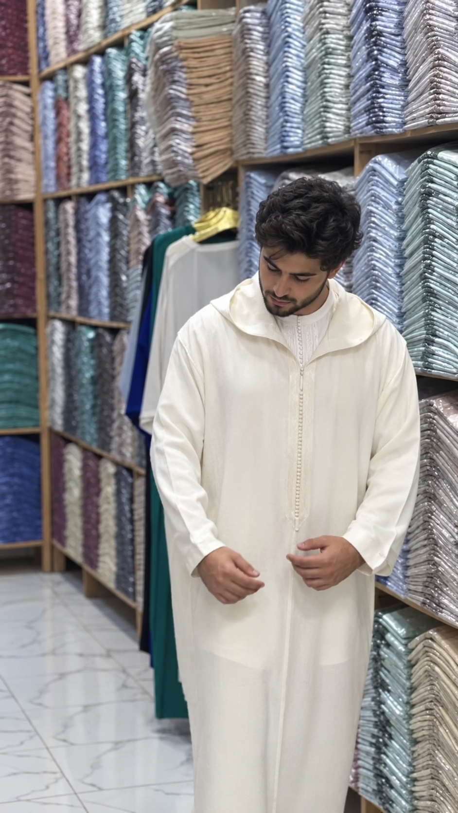 Moroccan Djellaba Hooded Thobe
