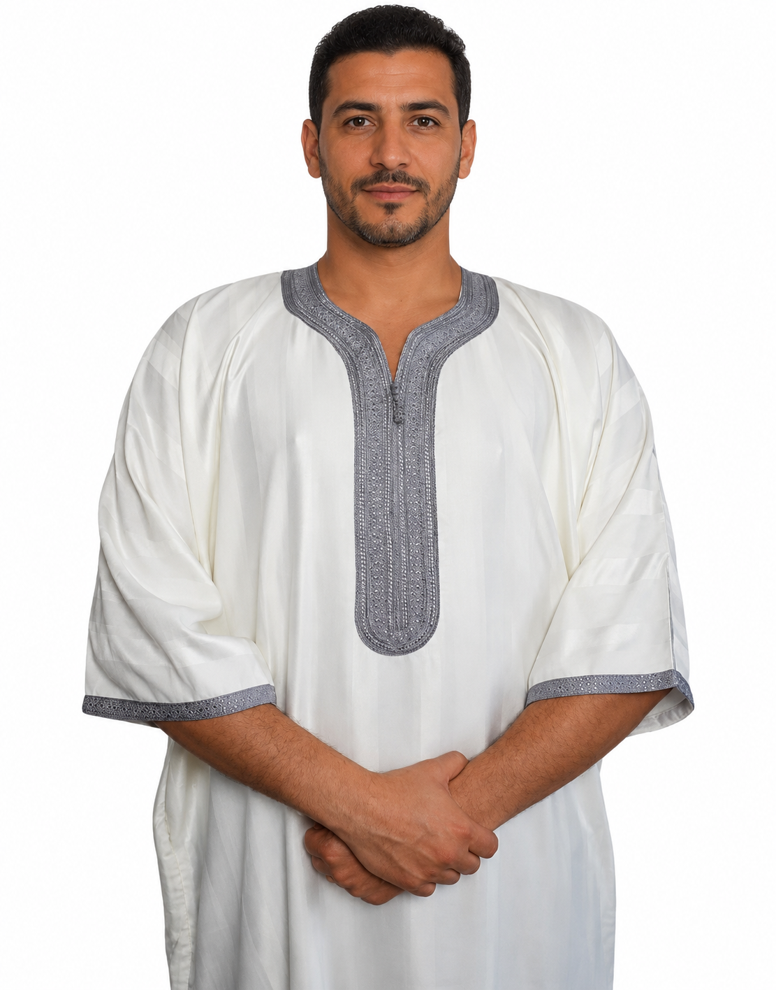 Moroccan Gandoura, Jubbah Djellaba Kaftan Eid Ramadan Kandura Kamees Men Moroccan Style