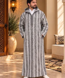 Moroccan Djellaba Hooded Thobe