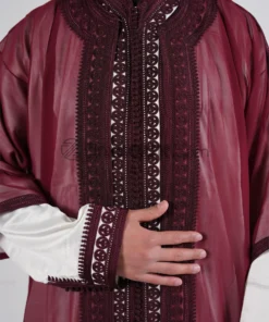 Alternative view of Jabador Burgundy & with 3 pcs